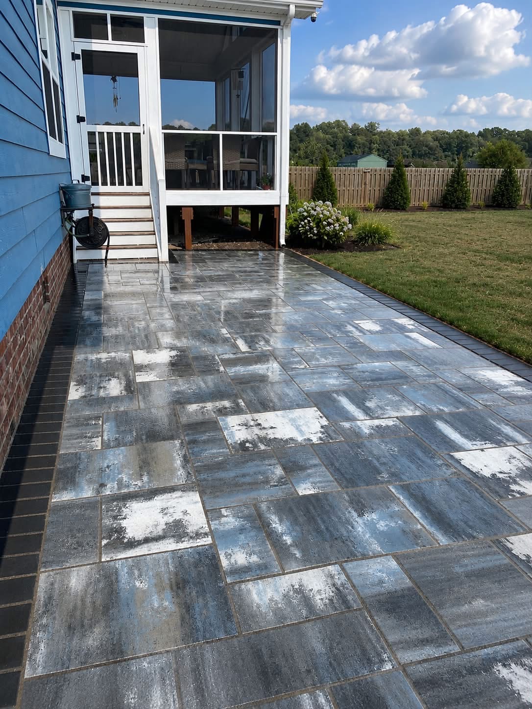Patios completed by Mike's Concrete & Masonry